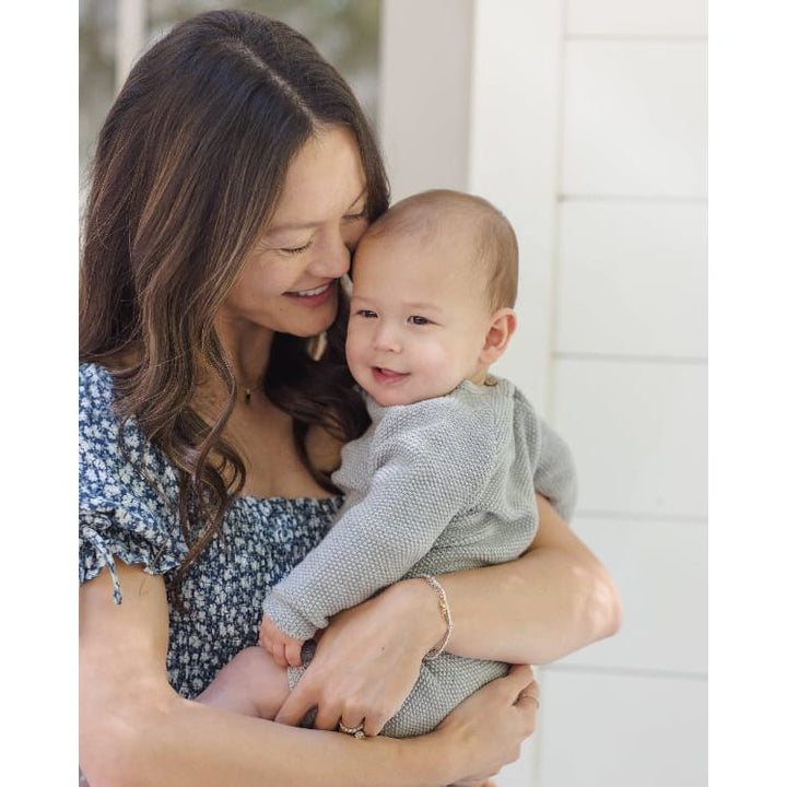 Quincy Mae Summer Knit Set- Heathered Sky Tops &amp; Bottoms Quincy Mae