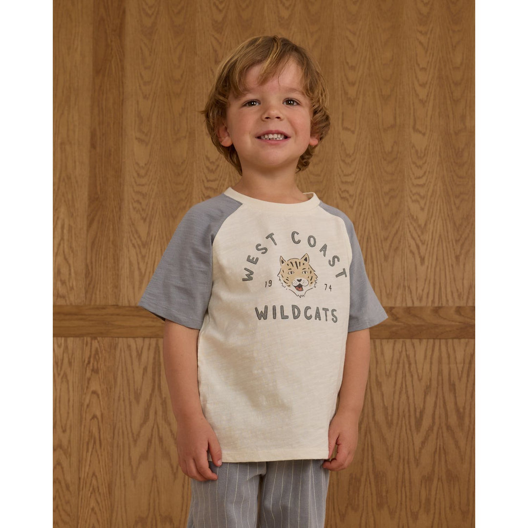 Rylee + Cru Raglan Short Sleeve Tee - Wildcats Tops & Bottoms Rylee + Cru
