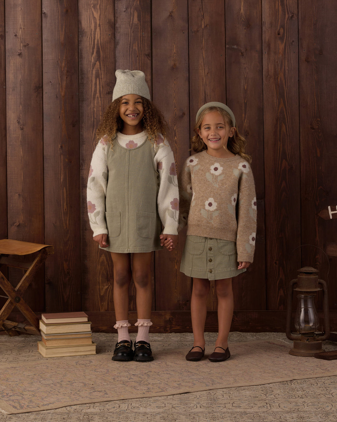 Rylee + Cru Fair Isle Seater Sage