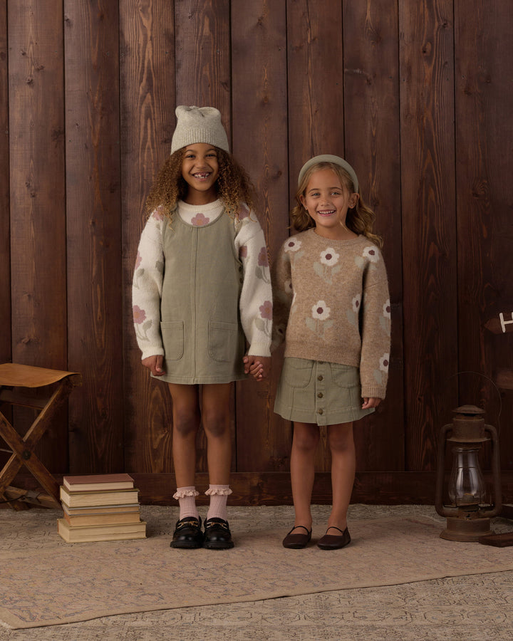 Rylee + Cru Fair Isle Seater Sage