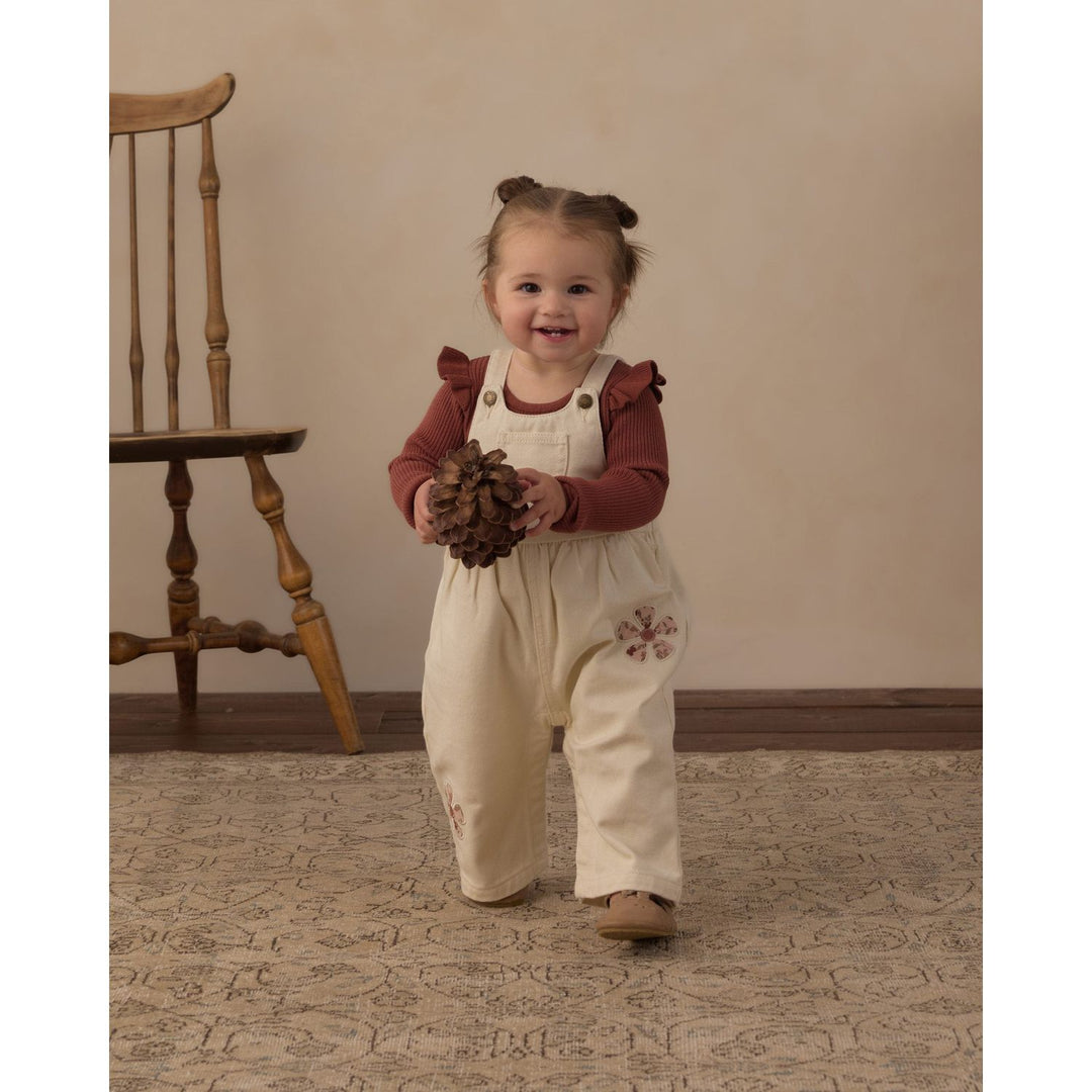 Rylee + Cru Wide Leg Overall Daisy Patches Overalls Rylee + Cru