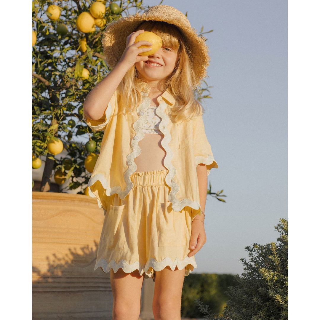 Rylee + Cru Straw Bucket Hat Hats Rylee + Cru