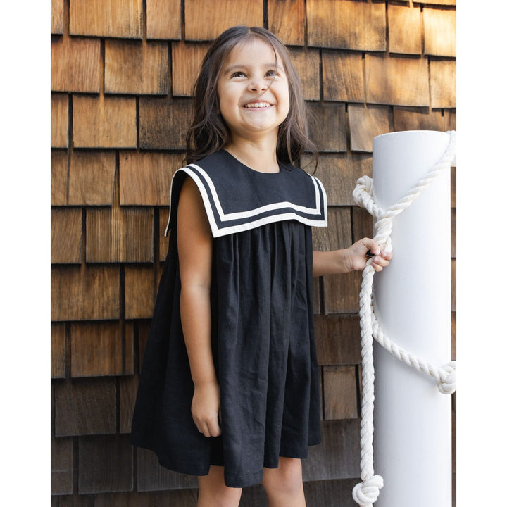 Rylee + Cru Sailor Dress - Black Dresses Rylee + Cru
