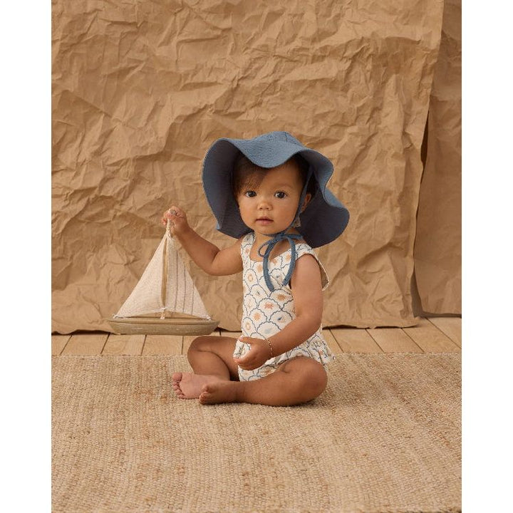 Rylee + Cru Floppy Swim Hat- Marine Baby &amp; Toddler Hats Rylee + Cru
