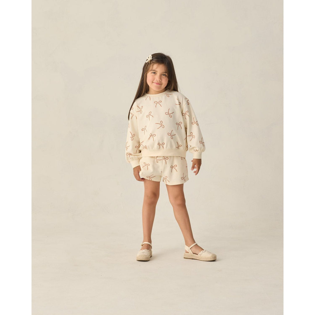 Rylee + Cru Summer Terry Set - Sailor Bows Tops &amp; Bottoms Rylee + Cru