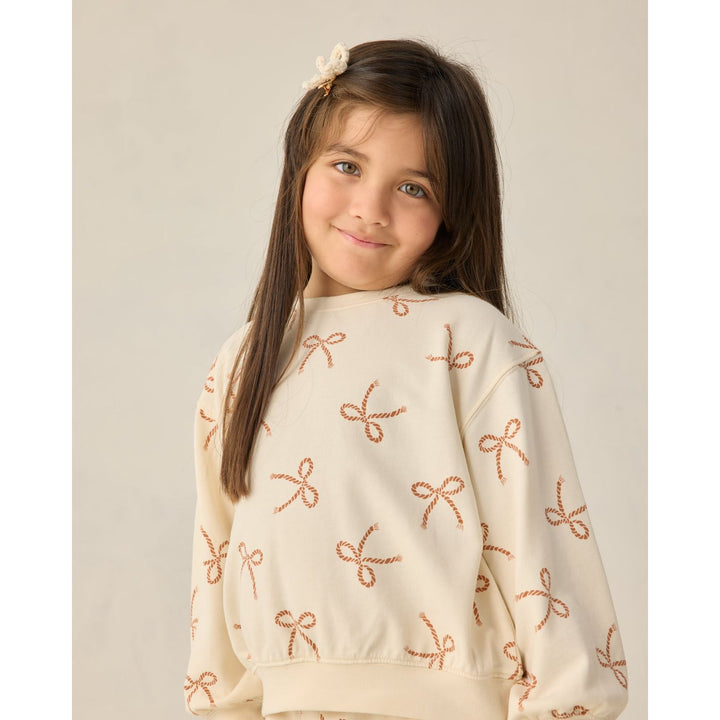 Rylee + Cru Summer Terry Set - Sailor Bows Tops &amp; Bottoms Rylee + Cru