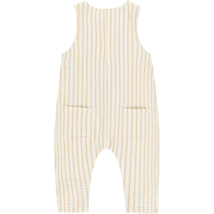 Rylee + Cru Button Jumpsuit - Marigold Stripe Jumpsuit Rylee + Cru