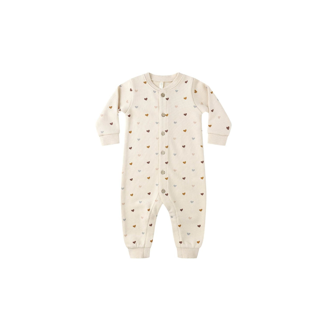 Rylee + Cru Button Down Jumpsuit - Hearts Jumpsuit Rylee + Cru