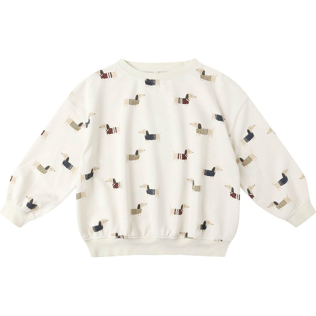 Rylee + Cru Relaxed Sweatshirt - Dachshund Tops & Bottoms Rylee + Cru