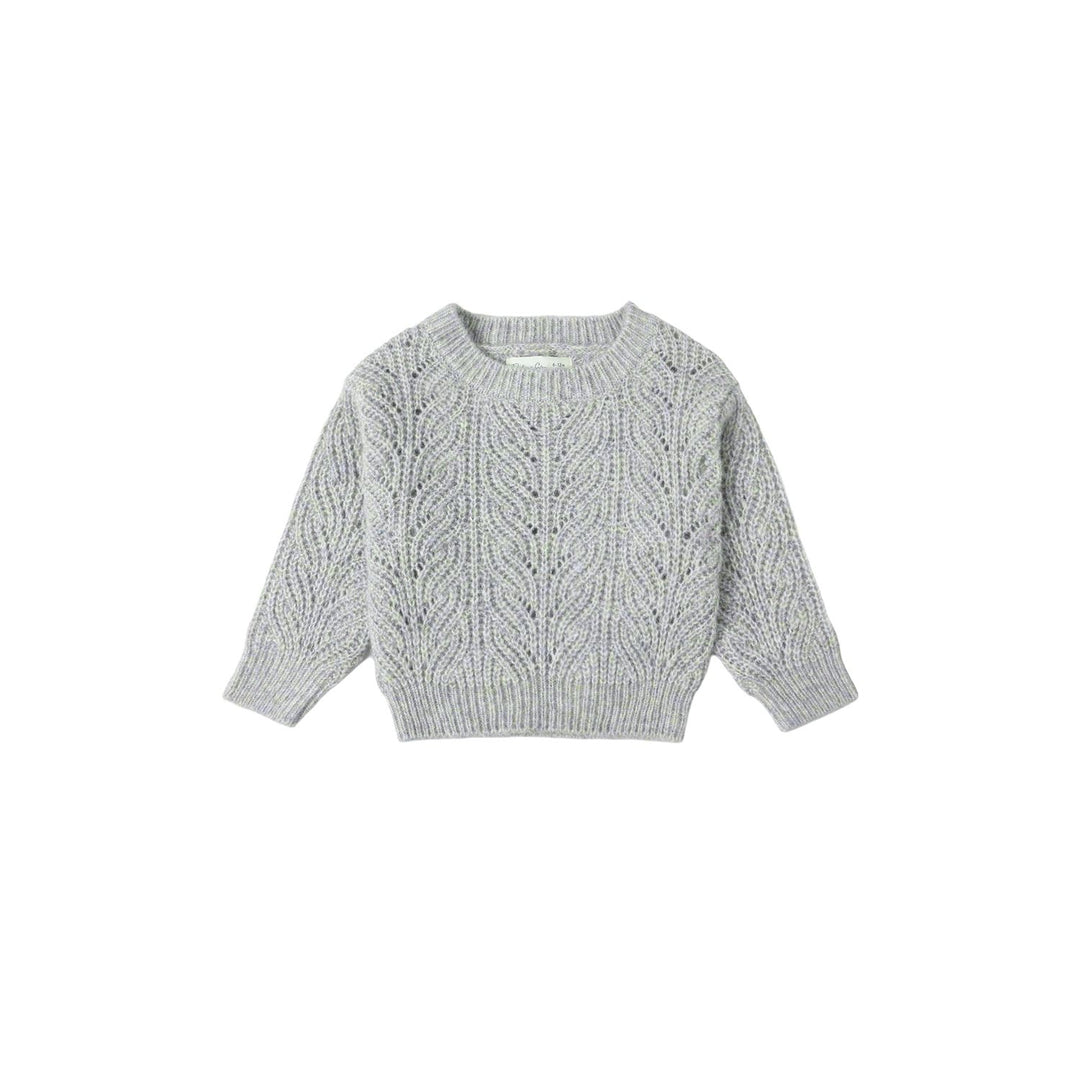 Rylee + Cru Shiloh Sweater - Dusty Blue Tops & Bottoms Rylee + Cru