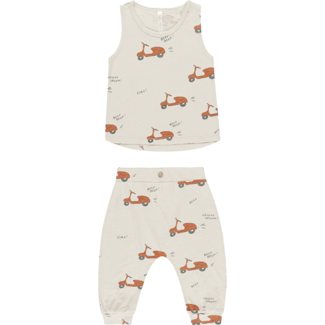 Rylee + Cru Tank + Slouch Pant Set - Moped Tops & Bottoms Rylee + Cru
