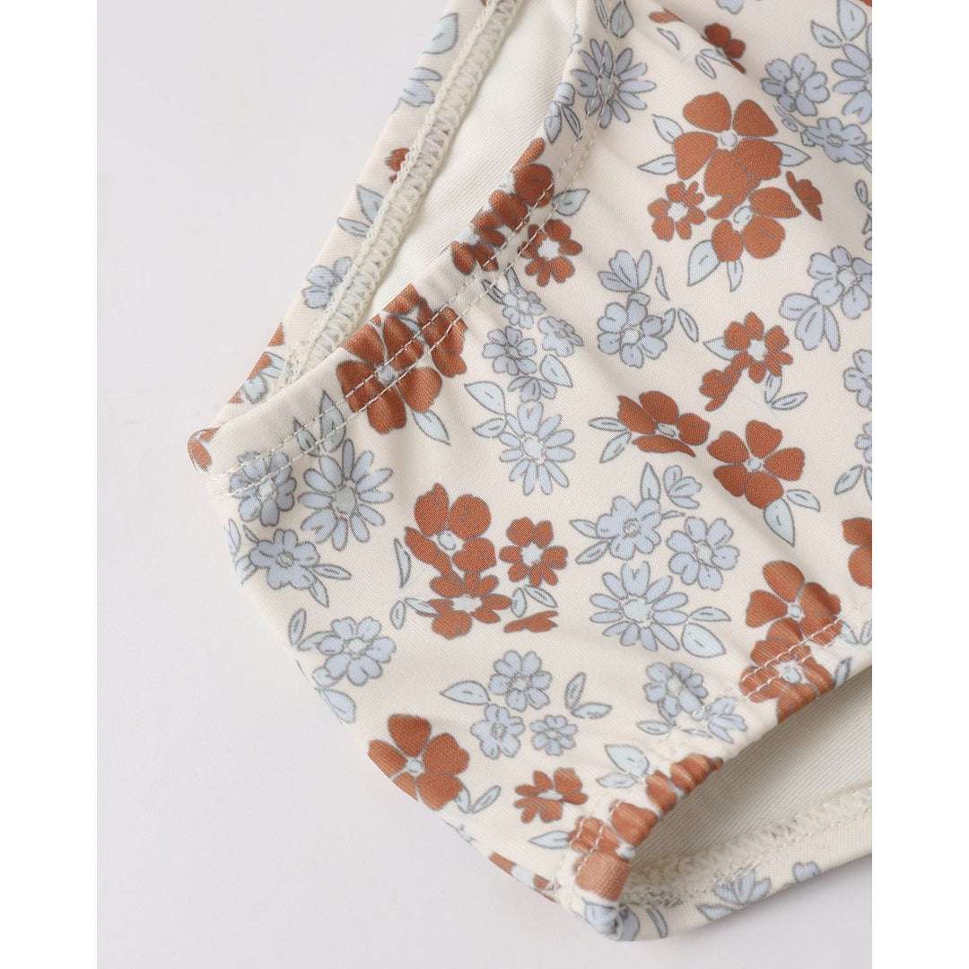 Rylee + Cru Maryn Rashguard Set - Americana Floral Swimwear Rylee + Cru
