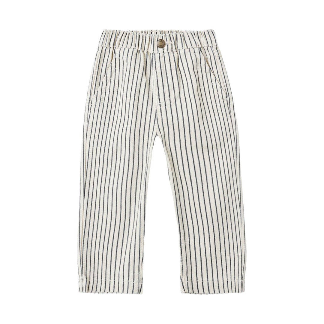 Rylee + Cru Baggy Pant - Navy Pinstripe Tops & Bottoms Rylee + Cru