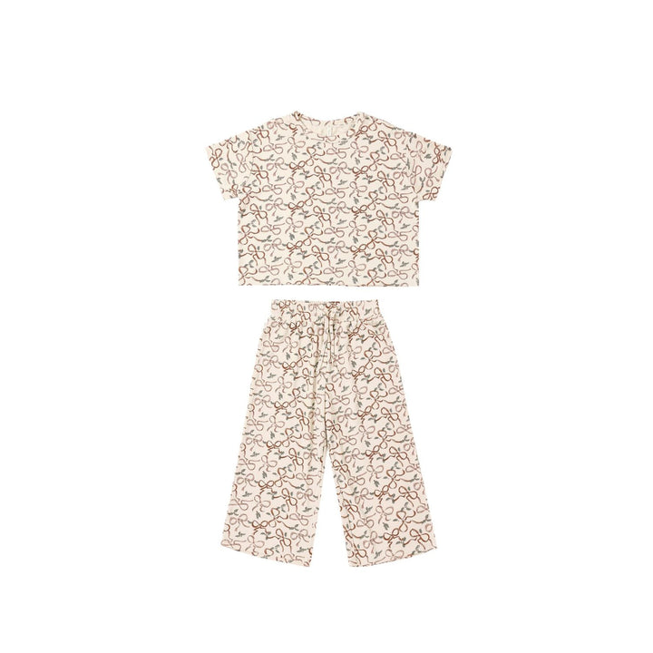 Rylee + Cru Ruthie Set Ribbons Tops &amp; Bottoms Rylee + Cru