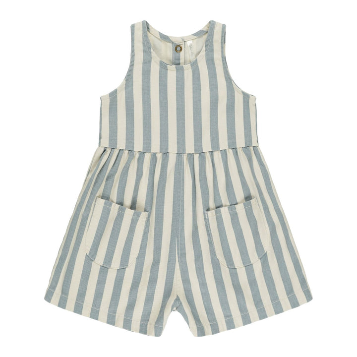 Rylee + Cru Dani Romper - Ocean Stripe Romper Rylee + Cru