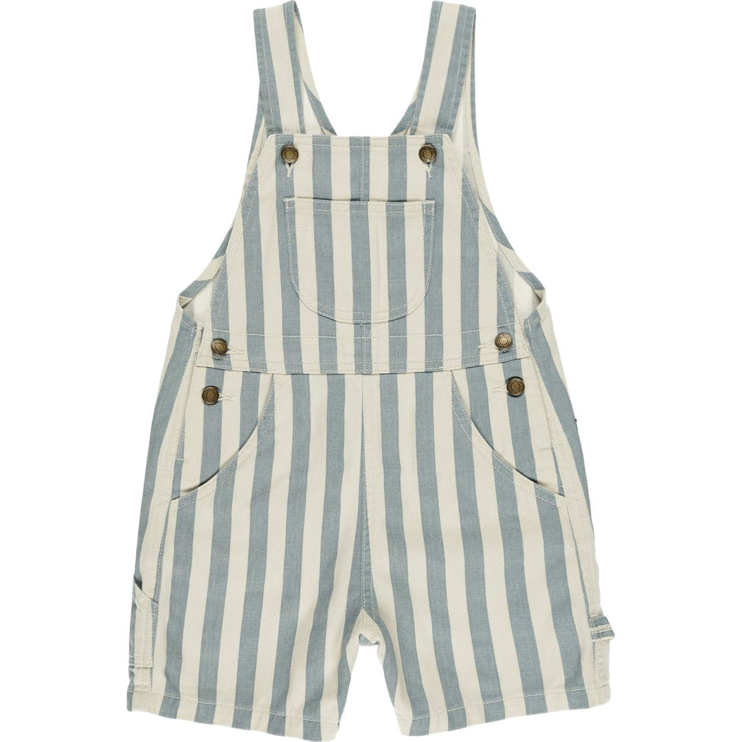 Rylee + Cru Denim Shortalls - Ocean Stripe Jumpsuit Rylee + Cru