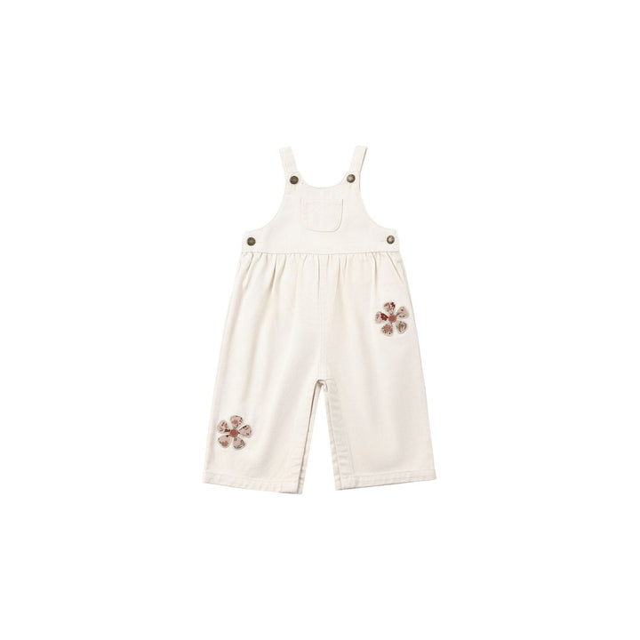Rylee + Cru Wide Leg Overall Daisy Patches Overalls Rylee + Cru