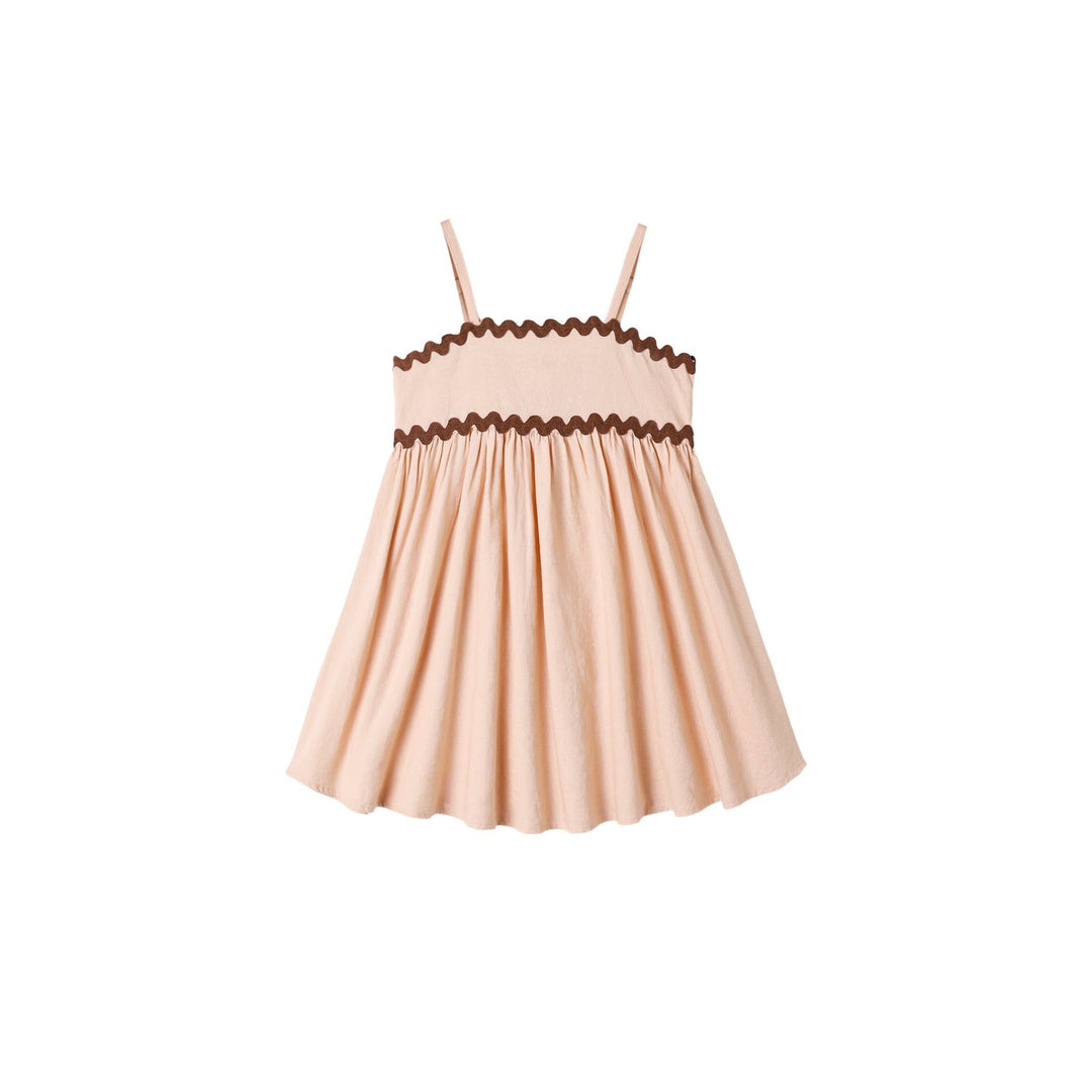 Rylee + Cru Ric Rac Dress - Blush Dresses Rylee + Cru