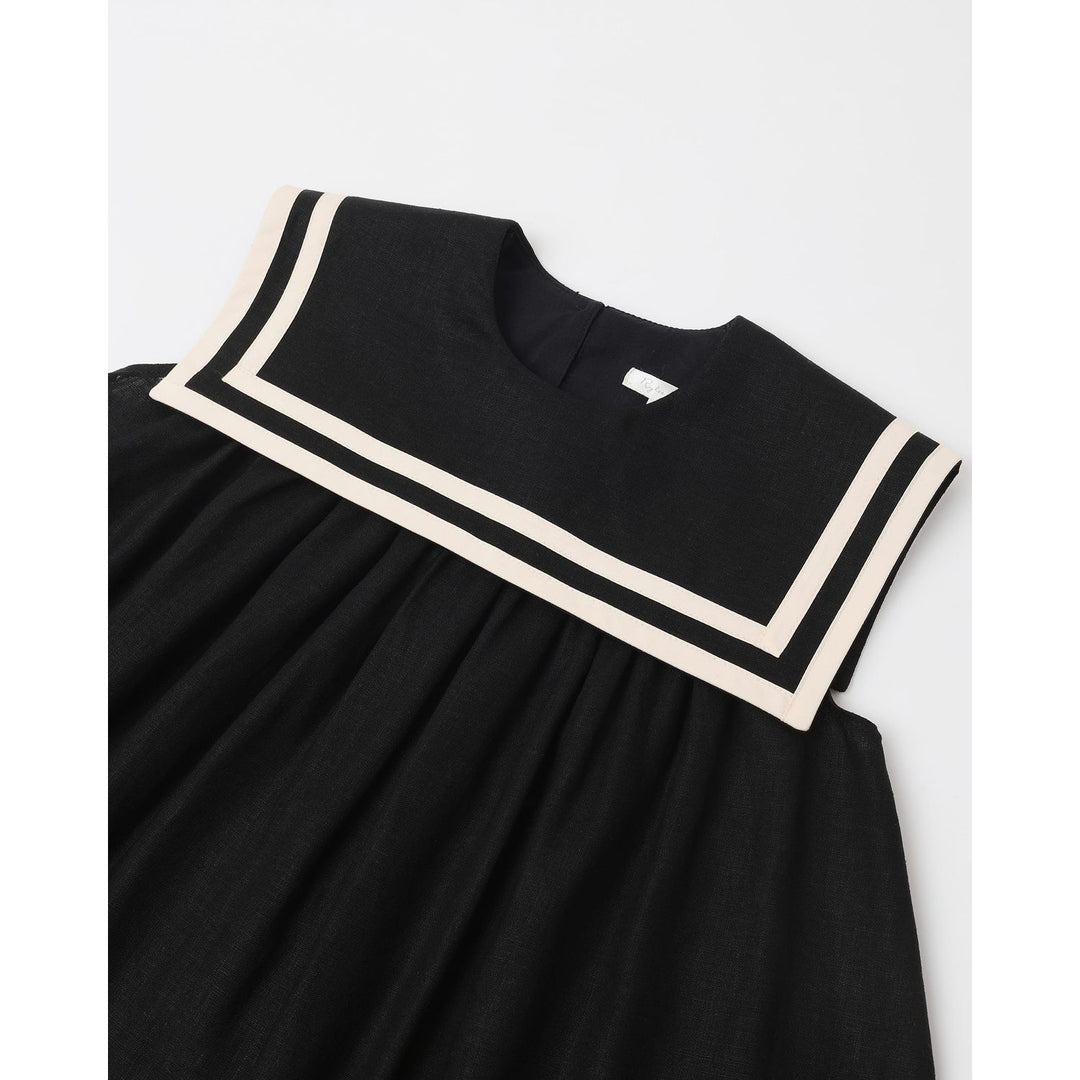 Rylee + Cru Sailor Dress - Black Dresses Rylee + Cru