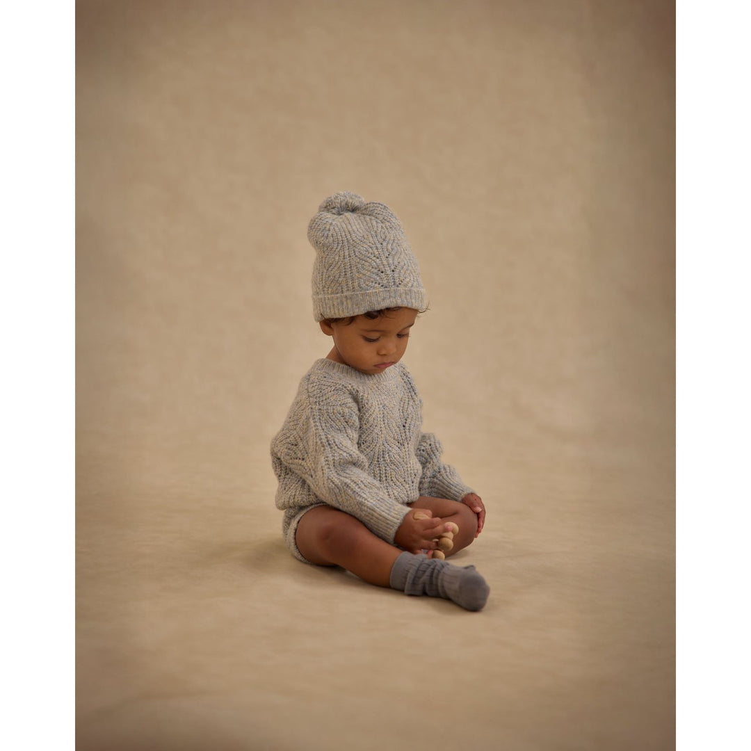 Rylee + Cru Shiloh Sweater - Dusty Blue Tops & Bottoms Rylee + Cru