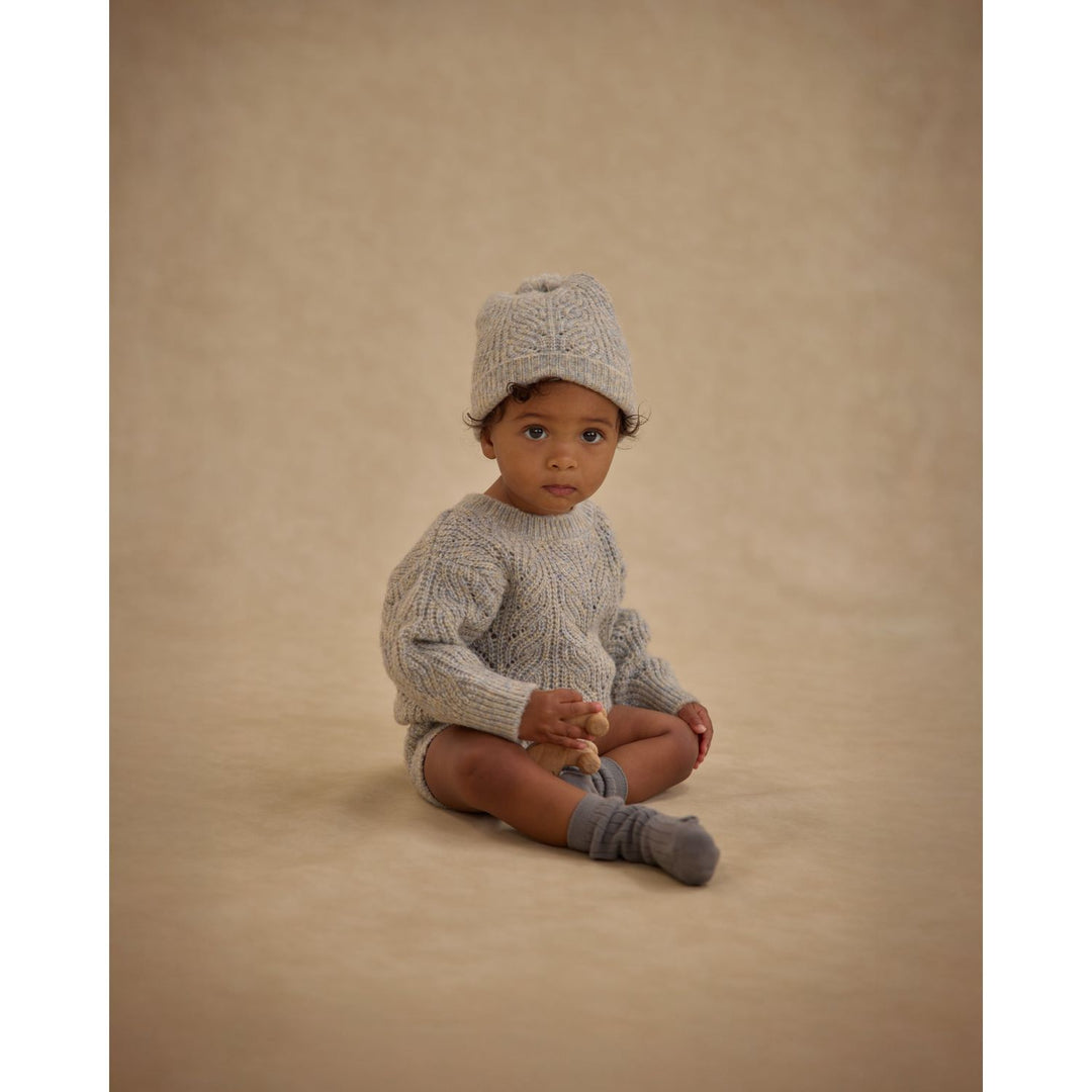 Rylee + Cru Shiloh Sweater - Dusty Blue Tops & Bottoms Rylee + Cru