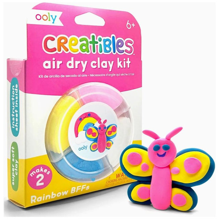 Ooly Creatibles D.I.Y. Air-Dry Clay Kit Clay/Dough Ooly Rainbow BFFs  