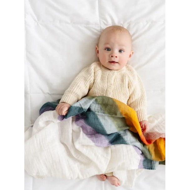 Clementine Kids Rainbow Connection Swaddle Swaddles & Blankets Clementine Kids