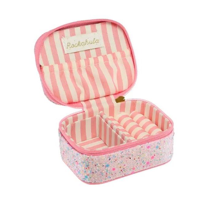 Rockahula Rainbow Confetti Glitter Mini Jewelry Box Jewelry Box Rockahula