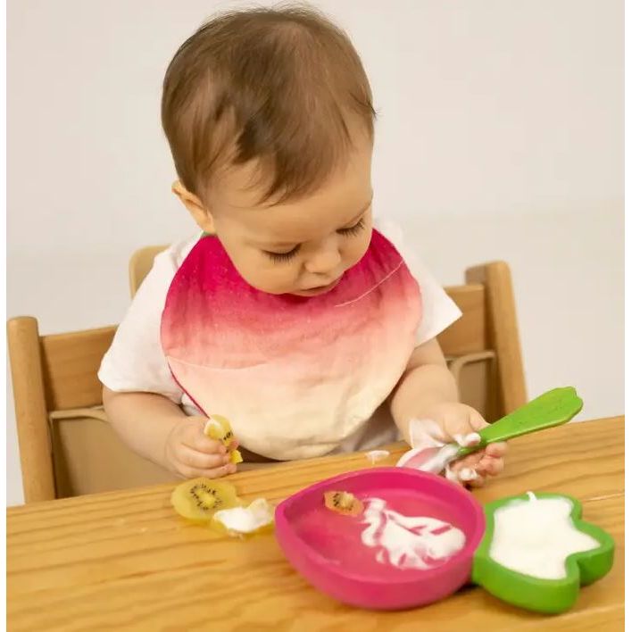 Oli & Carol Ramona the Radish Plate & Spoon Set Plates & Bowls Oli & Carol