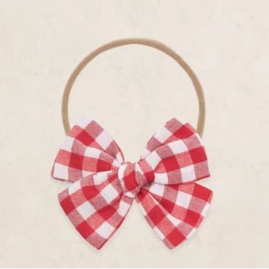 Lou Lou &amp; Company - Adventure Bow - Red Gingham Headband