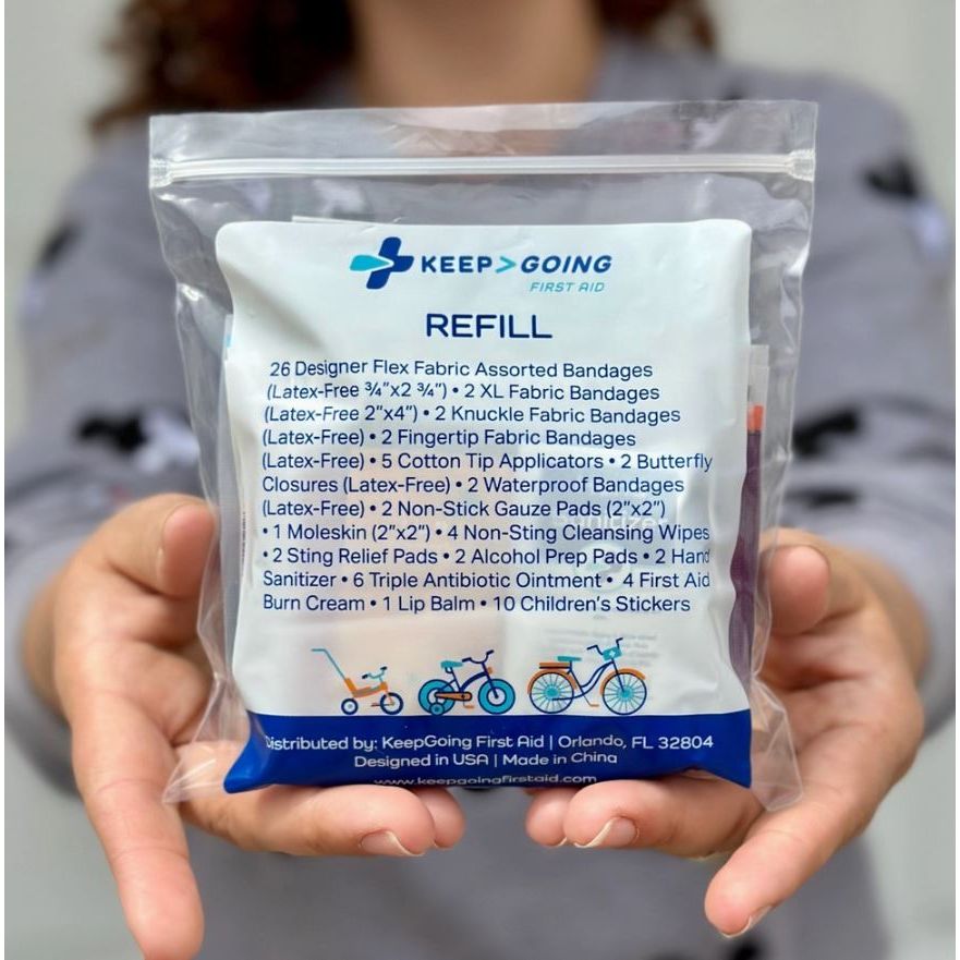 First Aid Family Gokit Refill (75 Pieces) Sun & Insect Protection Keep>Going First Aid   