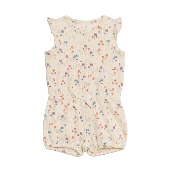 Colored Organics Amelia Romper - Margot Floral / Barn + Sea Romper Colored Organics 3-6M