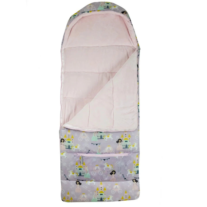 Mimish Little Kids Sleep N' Pack - Princesses Swaddles & Blankets Mimish