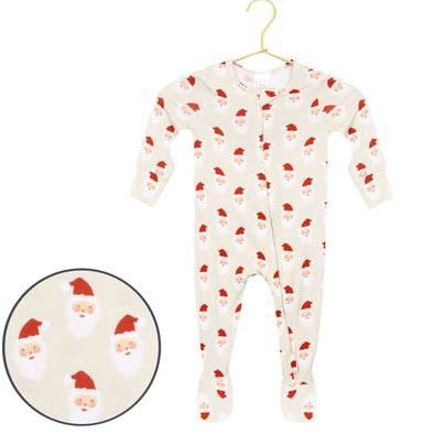 Lou Lou &amp; Company Santa Baby Zippered Footie