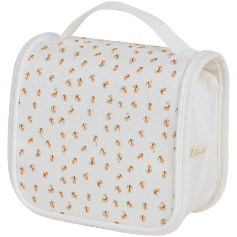 Olli Ella See-Ya Wash Bag- Leafed Mushroom Suitcase Olliella   