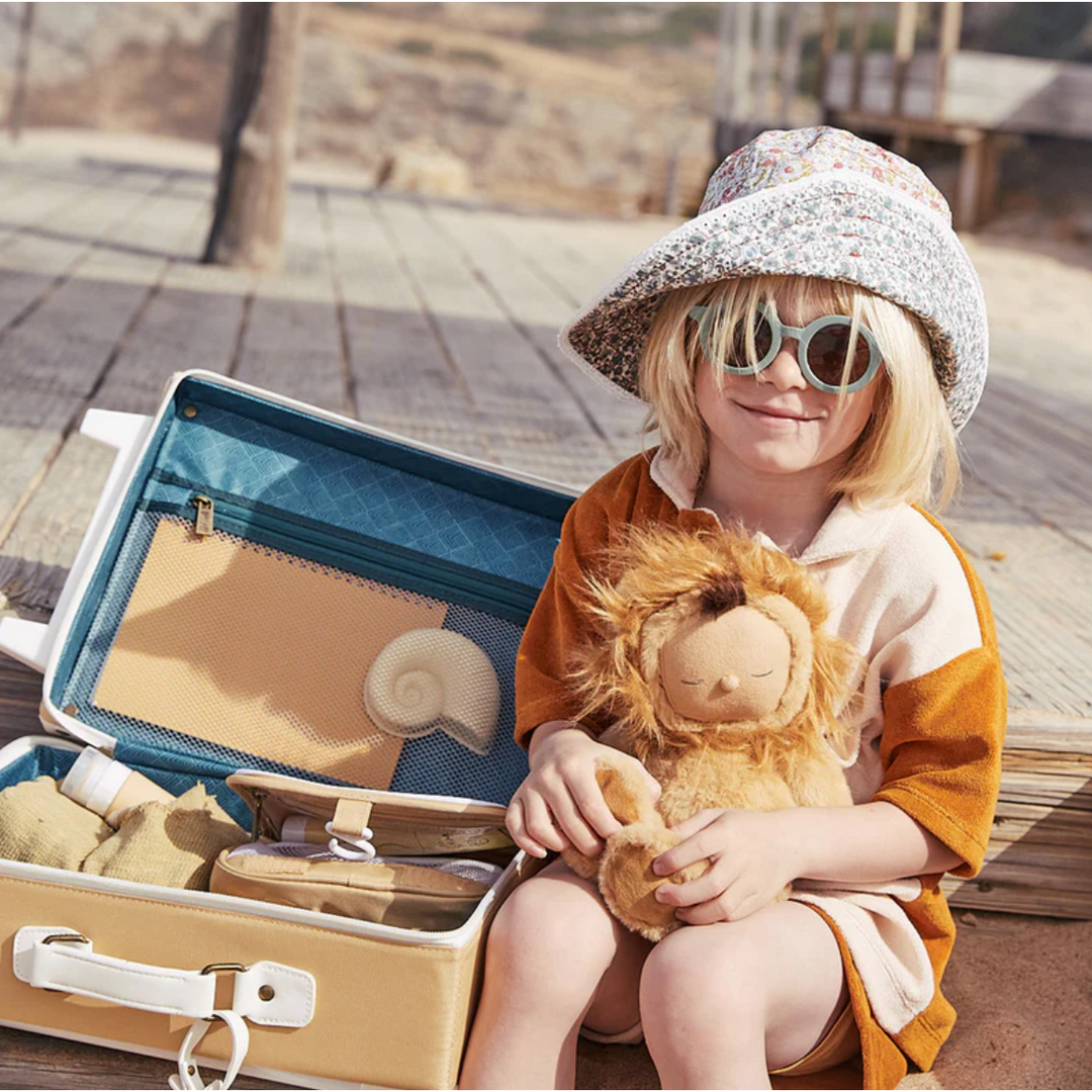 Olli Ella See-Ya Suitcase- Butterscotch Suitcase Olliella   