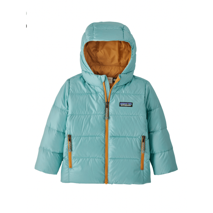 Fall 2023 Patagonia Baby Hi-Loft Down Sweater Hoody Jackets Patagonia Skiff Blue 3-6M 