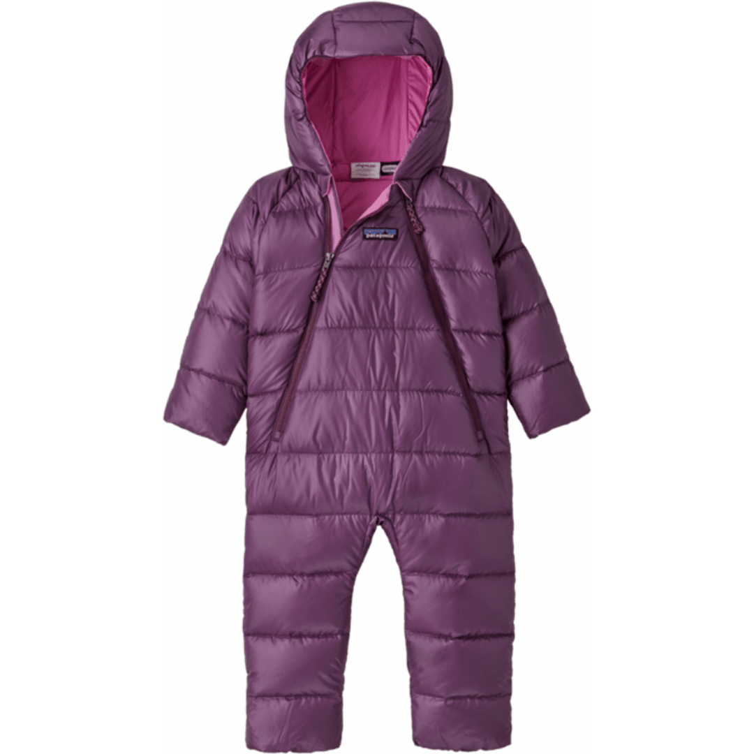 Fall 2023 Patagonia Infant Hi-Loft Down Sweater Bunting Jackets Patagonia Night Plum NB 