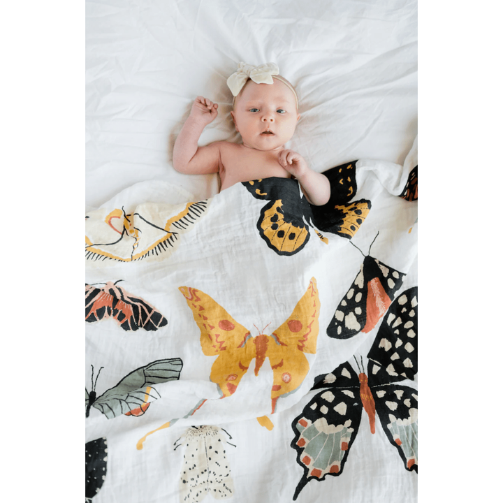 Clementine Kids Butterfly Collector Swaddle Swaddles & Blankets Clementine Kids   