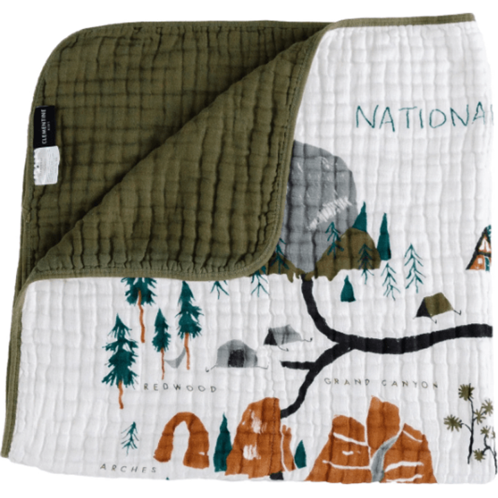 Clementine Kids National Parks Quilt Swaddles & Blankets Clementine Kids   