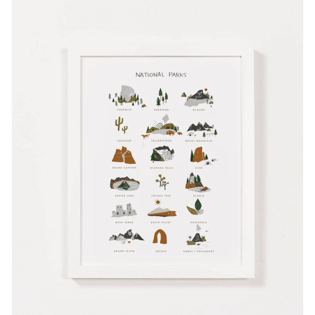 Clementine Kids National Parks Art Nursery Decor Clementine Kids   