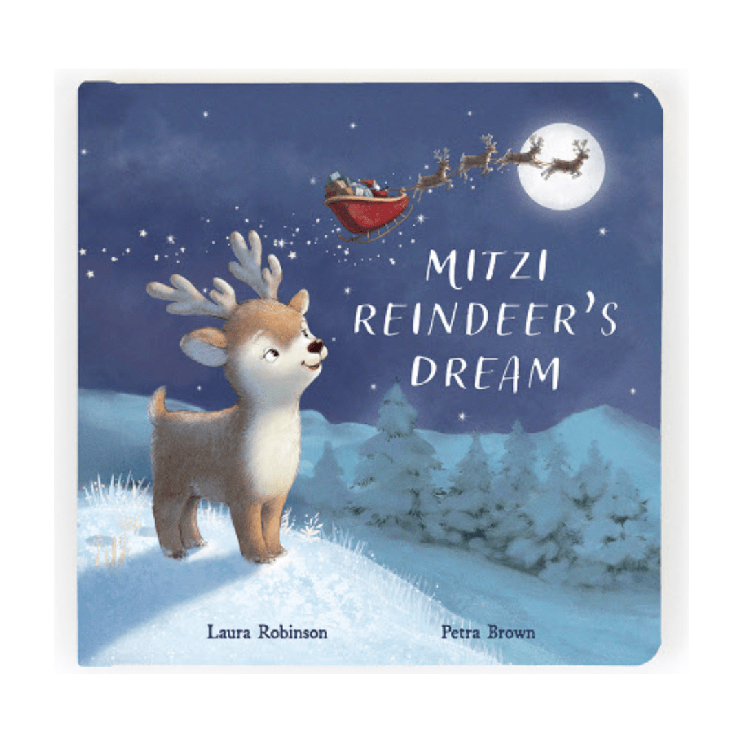 Jellycat Mitzi Reindeer's Dream Book Holiday Jellycat   