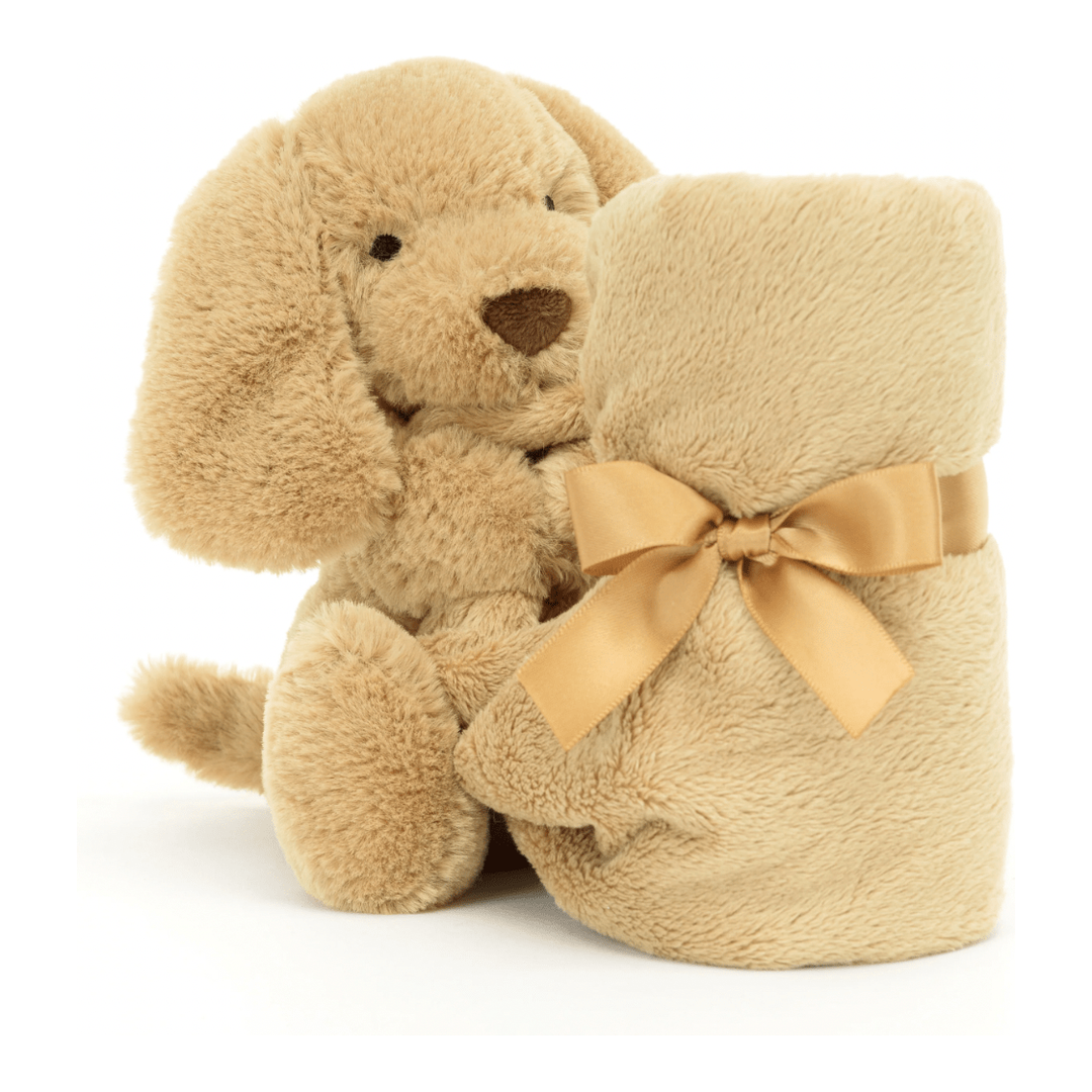 Jellycat Bashful Toffee Puppy Soother Soother Jellycat   