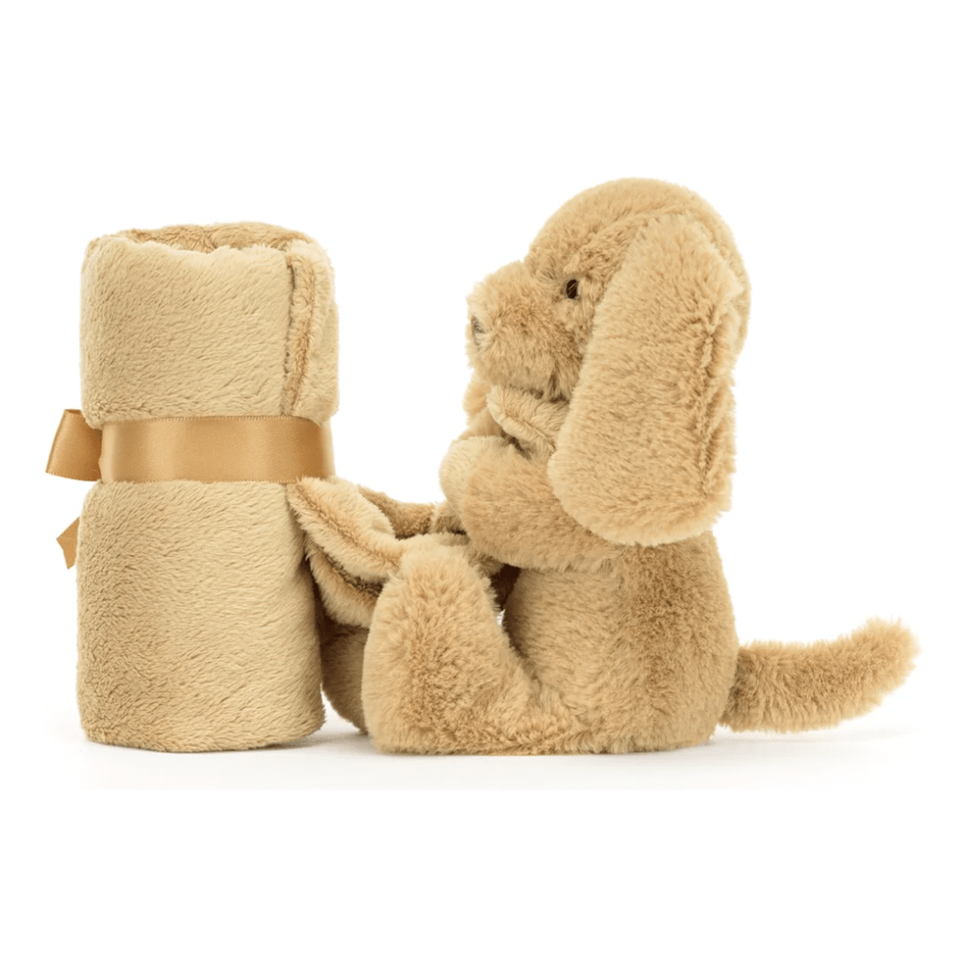 Jellycat Bashful Toffee Puppy Soother The Natural Baby Company