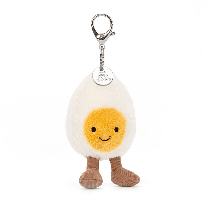 Jellycat Amuseable Happy Boiled Egg Bag Charm key chain Jellycat   