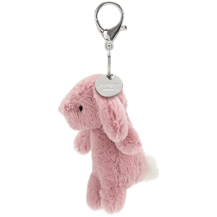 Jellycat Bashful Bunny Tulip Bag Charm key chain Jellycat   