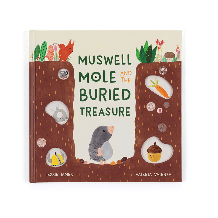 Jellycat Muswell Mole And The Buried Treasure Book Jellycat