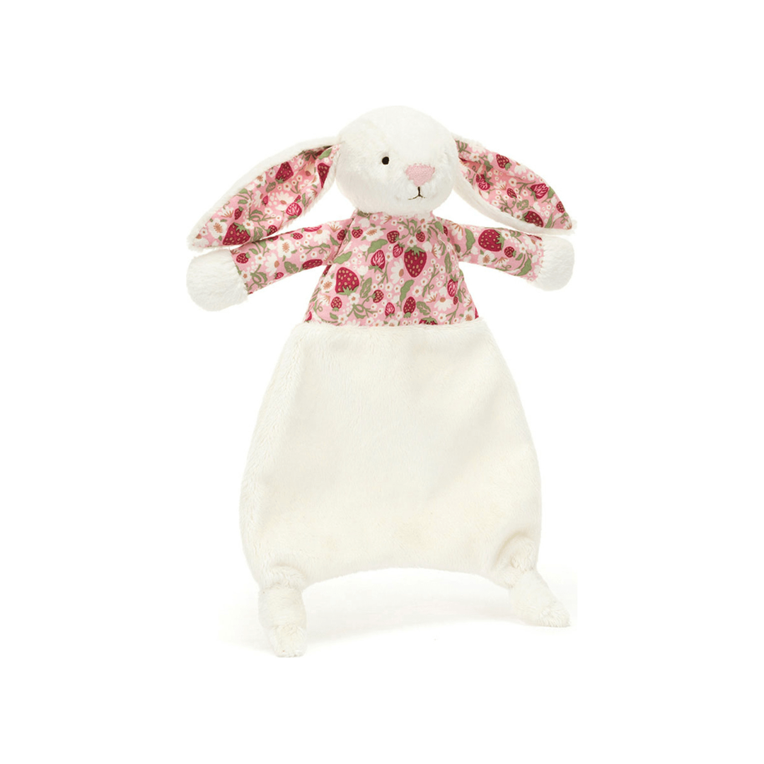 Jellycat Blossom Cream Bunny 'Berry' Comforter Baby Jellycat Jellycat