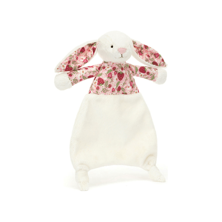 Jellycat Blossom Cream Bunny 'Berry' Comforter Baby Jellycat Jellycat