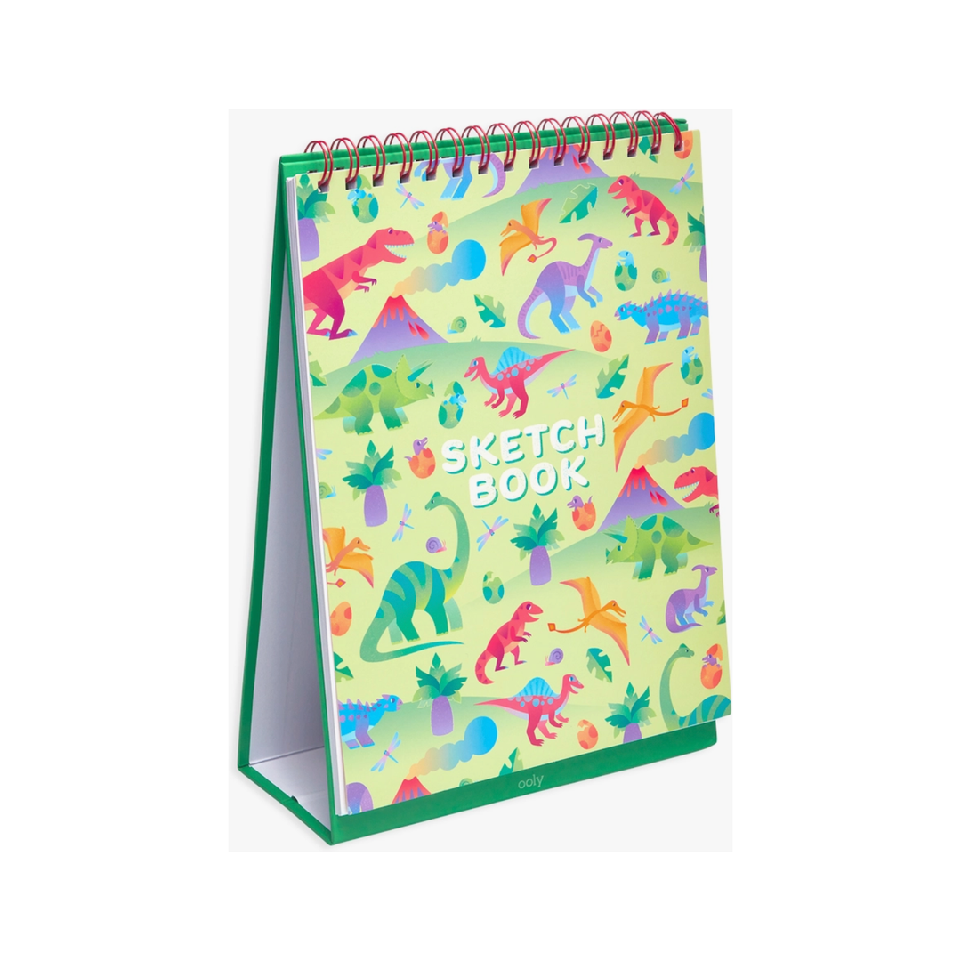 Ooly Sketch and Show Standing Sketchbook - Daring Dino Sketchbook Ooly   